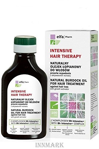 Elfa Pharm Intensive Hair Therapy Natural Burdock Oil for Hair Treatment 100ml