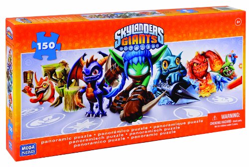 Preisvergleich Produktbild Mega Bloks 51143 - Skylanders Panoramapuzzle 150 Teile