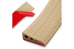 EUBSWA Barre de Seuil Adhesive 100x6,5x2,5 CM, Rampe de Seuil de Porte Rampe Fauteuil Roulant en PVC Autocollantes en Silicone pour Portes, Marches, Escaliers