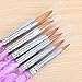 6Pcs Different Size Acrylic Nail Art Design Brush Set (NO.2,4,6,8,10,12)