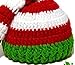 DAYAN Christmas Green Red Crochet Baby Boy Girl ELF Long Tail Pom-pom Hat Party Costume Photography Props