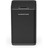 Ninestars 40 Litres Poubelle En Acier Inoxydable Peut Avec Joindre