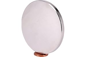 MAGNET-KAUF Magnes neodymowy N52 tarcza – super mocna tarcza magnetyczna o średnicy 50 mm – 60 x 5 mm okrągłe magnesy neodymowe bardzo mocne tarcze okrągłe, płaskie, 63 kg