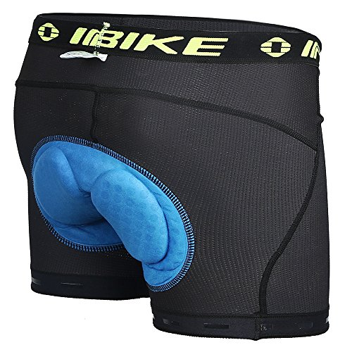 Inbike Men's Cycling Underwear 3D Gel Padded Breathable Bike Pants Bicycle Brief Shorts(Medium)