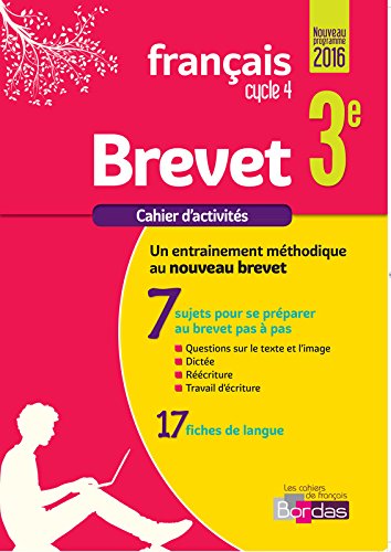 Cahier Français Brevet 2017