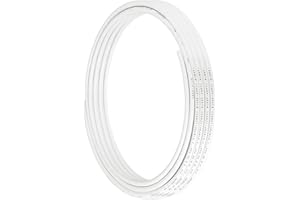 Qrity 1/4" Tubo de Agua, 2 Metros Manguera de Suministro de Agua, Tubería de Agua Flexible para Sistemas de Ósmosis Inversa, Refrigeradores