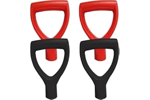 WIDESMART 4 Stück Ersatz Schneeschaufel,Kunststoffgriff für Spaten Gabel Schaufel D-förmiger Griff Handschutz Griff für Schneeschaufel Universaler Schaufel Griff für Garten,Rasen, Bauernhof
