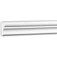 PRO[f]home® - Panel Moulding 651321 Dado Rail Decorative Moulding Frieze Moulding Neo-Classicism Style White 2 m Profhome