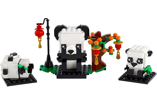 LEGO Brickheadz 40466 Ensemble de pandas chinois pour nouvel an