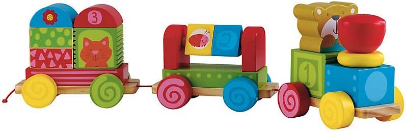 elc wooden stacking train