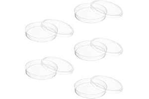 Othmro Petrischale, rund, Kunststoff, 90 mm x 15 mm, Transferpipetten für Zucht-Zellen und andere wissenschaftliche Anwendungen, 5 Stück