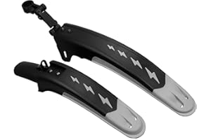 ZUKKA Lot de 2 garde-boues avant et arrière universels pour VTT, vélo de route, blocage rapide, convient pour vélos de 24 à 29 pouces