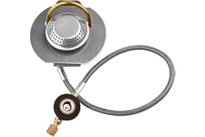 Besttoolifes Estufas de gas para camping, sistema Go original, conversión de gas adaptada para estufa Trangia GS2000 CE aprobado, quemador dividido