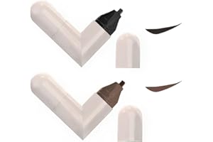 QOCUILC 2 Pièces stamp eye liner, Eyeliner waterproof, Noir + marron