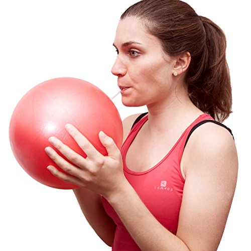 Mini Pilates Ball »Balle« 18cm / 23cm / 28cm Gymnastikball für Beckenübungen, Stärkung der Bauchmuskulatur und partielle Massage. Erhältlich in aktuellen Trendfarben : blau, türkis, silber, violett, grün, gelb, orange und himmelblau - 9