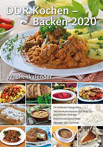 Preisvergleich Produktbild Wochenkalender DDR Kochen - Backen 2020