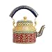 eCraftIndia Handpainted Decorative Traditional Tea Kettle - 103 Maroon Color RS.1499.00