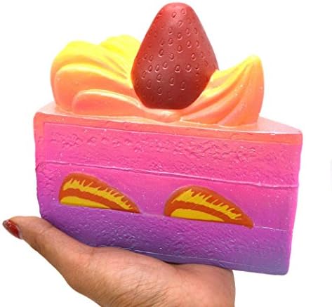Squeeze Toys, ESAILQ 15cm Starry Strawberry Cake Cream Scented Squishy Slow Rising Stress Reliever Toys Charm