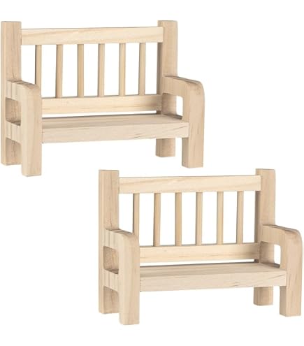 SUPVOX – Set Lampadaire Et Banc Miniature Pour Maison De Poupée – Résine Et Métal, échelle 1:12, Décoration Jardin Ou Village De Noël