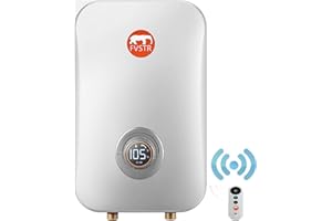 Instant Electric Tankless Water Heater 220/240V, FVSTR Small Smart Portable Self-Modulating on Demand，Use Under Sink Kitchen Household Shower, Hot Water for House Shower [Energy Class A] (11KW)