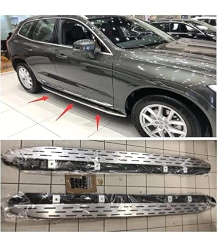 OMAC Trittbretter Für Ford Transit/Tourneo Courier 2014-2023 - Seitenschweller Schwarz