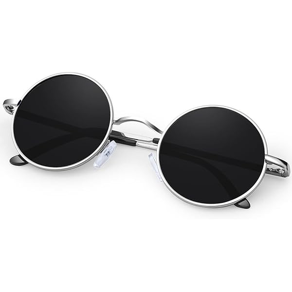 Lunettes de soleil rondes à verres polarisants Regan, 45 mm