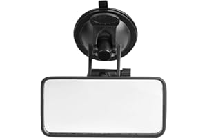 Ruiqas Safety Car Seat Mirror Adjustable Car Interior Baby Rear View Mirror Glass for Safety Seat with Suction