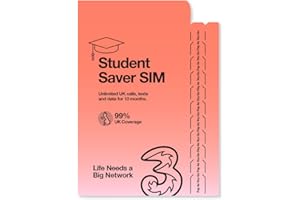 THREE MOBILE Three 10 Month Unlimited Saver Pay As You Go SIM