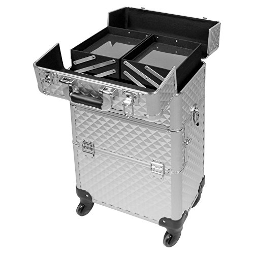 Friseurkoffer Alu Trolley Koffer Schminkkoffer Pilotenkoffer Visagistenkoffer Farbwahl - 3