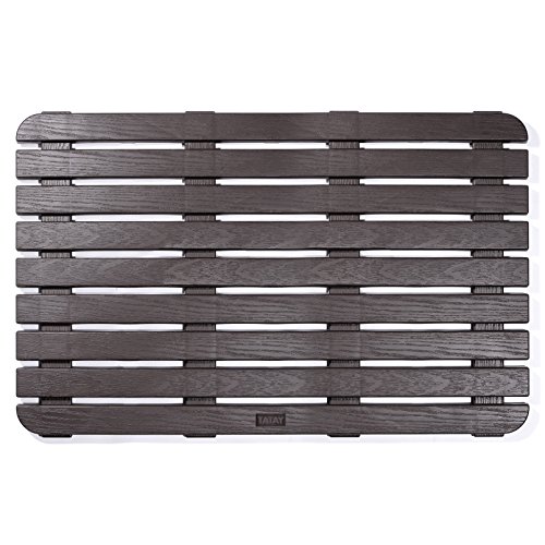 Tatay Holzvorleger für Dusche, rechteckig, 2,5 x 50 x 80 cm Modern 80x3x50 cm Oscura - 2