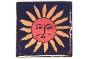 Carrelage en céramique mexicaine - 5 cm - fait à la main et éthiquement négocié par Tumia LAC - Tuile unique