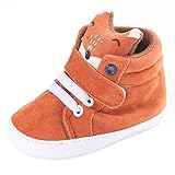 bolero jacke fuchsia  Longra Babyschuhe Baby Mädchen Jungen Fuchs hoch Hilfe Schuhe Sneaker Anti-Rutsch weiche Sohle Kleinkind Lauflernschuhe Krabbelschuhe (11cm)