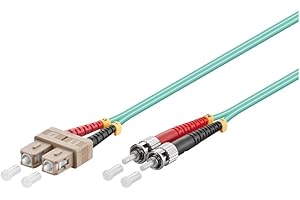 goobay OM3 Duplex Patchkabel SC/ST 2m Aqua