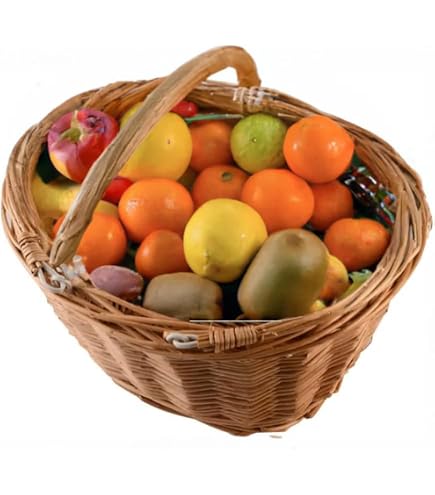 Mini Panier En Osier Imitation – Décoration Rustique Pour Pâques, Noël, Chambre, Accessoire Photo Mignon