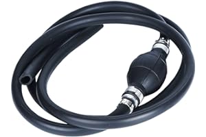 KATSU TOOLS KATSU ręczna pompa transferowa, ręczna pompa paliwowa, pompa do przelewu, 8 mm x 1,9 m, wąż gumowy do silnika zaburtowego, łodzi, samochodu, pojazdu, oleju napędowego