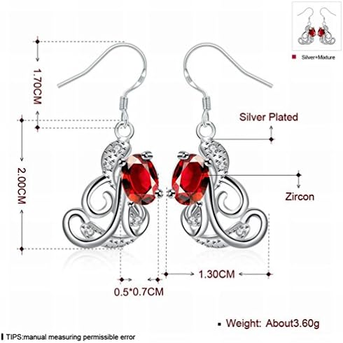 JJHVUGI Fashion Silver Fashion Women's Fashion Geometric Models Ms. Ear Hook / Anti-allergic / Spiral / Stainless Steel / Small and Exquisite