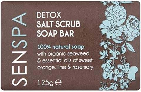 SenSpa Detox Salt Scrub Bar 125g (PACK OF 2)