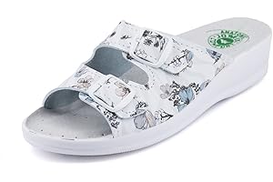 JOMIX Sandales Orthopédique Femme Sabot Orthopédique Femme d'été Sandales d'été Anatomiques Femme Confortables