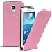 Produktbild Samsung Galaxy S4 Mini PU Leder Hülle, Conie Mobile FlipCase, Klapptasche Handytasche Schutzülle Premium Fliptasche in Pink