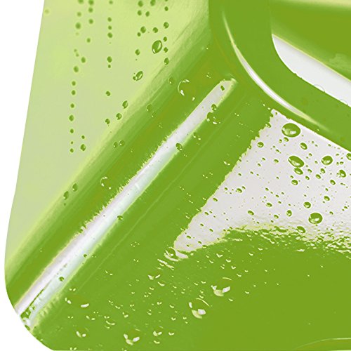 WOLTU RG9229gn 3er Set Lounge Cube Regal Retro Wandregal Bücherregal, MDF Holz, Weiß-Grün - 4