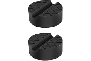 HDGSAFD 2-czciowy lewarek samochodowy, z gumow mat, o niskim profilu, zestaw podnonikw samochodowych (czarny, 2E+3 kg)