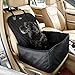 Price comparison product image 2 in 1 Thick Pet Car Booster Seat Waterproof Dog Single Front Seat for Vehicle Supplies Protector Cover Pet Travel Carrier Bag (Black)