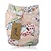 iZiv(TM) Newborn Nappy with 1 Thick Insert Infant Waterproof/Adjustable/Reusable/Washable Pocket Cloth Nappy Fit Babies 0-3 Years(Hedgehog)