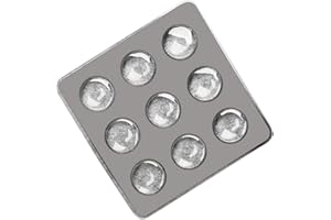 ‎FOWOOYEEN Fowooyeen Teppich Antirutschunterlage Silicone, 12 Stück Antirutschmatte für Teppich, Anti Rutsch Teppichunterlage, Starke Klebriges Teppich- Klebeband/Pads, Waschbarer Teppichstopper, Grau