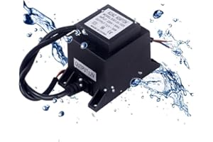 OCEANLEND Transformateur LED 12 V AC/AC, transformateur d'alimentation extérieur IP67, avec protection contre les courts-circuits, les surcharges, la température, pour éclairage LED (20 W)