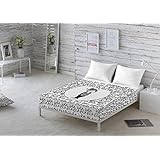 JUEGO DE SÁBANAS 150 CM BLA BLA BLA LA VOLATIL 4 PIEZAS (230X270cm)