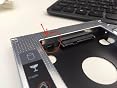 Salcar Adaptateur Caddy 2.5" HDD/SSD SATA Pour Baie Optique 12.7 Mm – Upgrade Stockage Ordinateur Portable HP Dell Acer ASUS