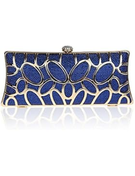 KYS Damen PU Veranstaltung / Fest Abendtasche Blau / Gold / Rot / Silber / Schwarz