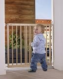 Baby Dan Multidan Holz Tür und Treppenschutzgitter aus Europäischer Buche, Türbreite 60.5-102 cm, Farbe: Natur - 3
