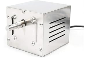 SHIOUCY 25W 60KG BBQ Rotisserie Röster Spieß Barbecue Grill Motor Drehspieß Motor Silber